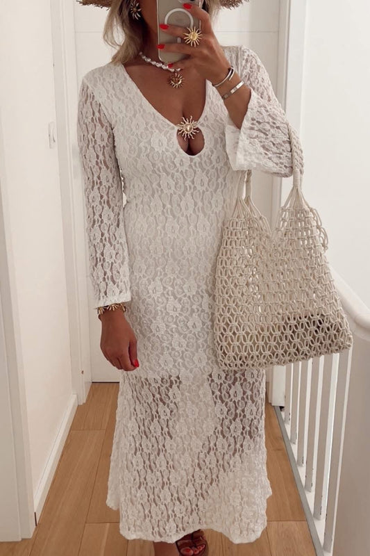 Vestido renda premium