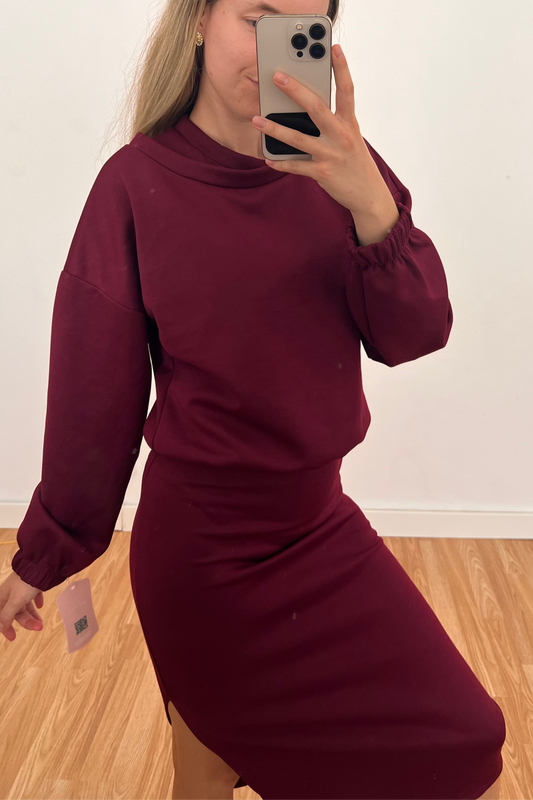 Conjunto vestido + sweat