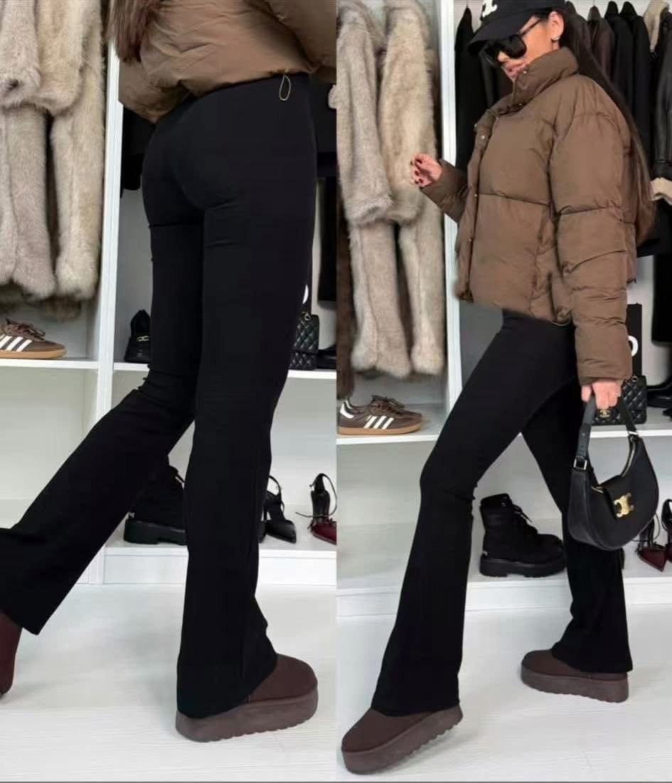 Calças compressoras com carda