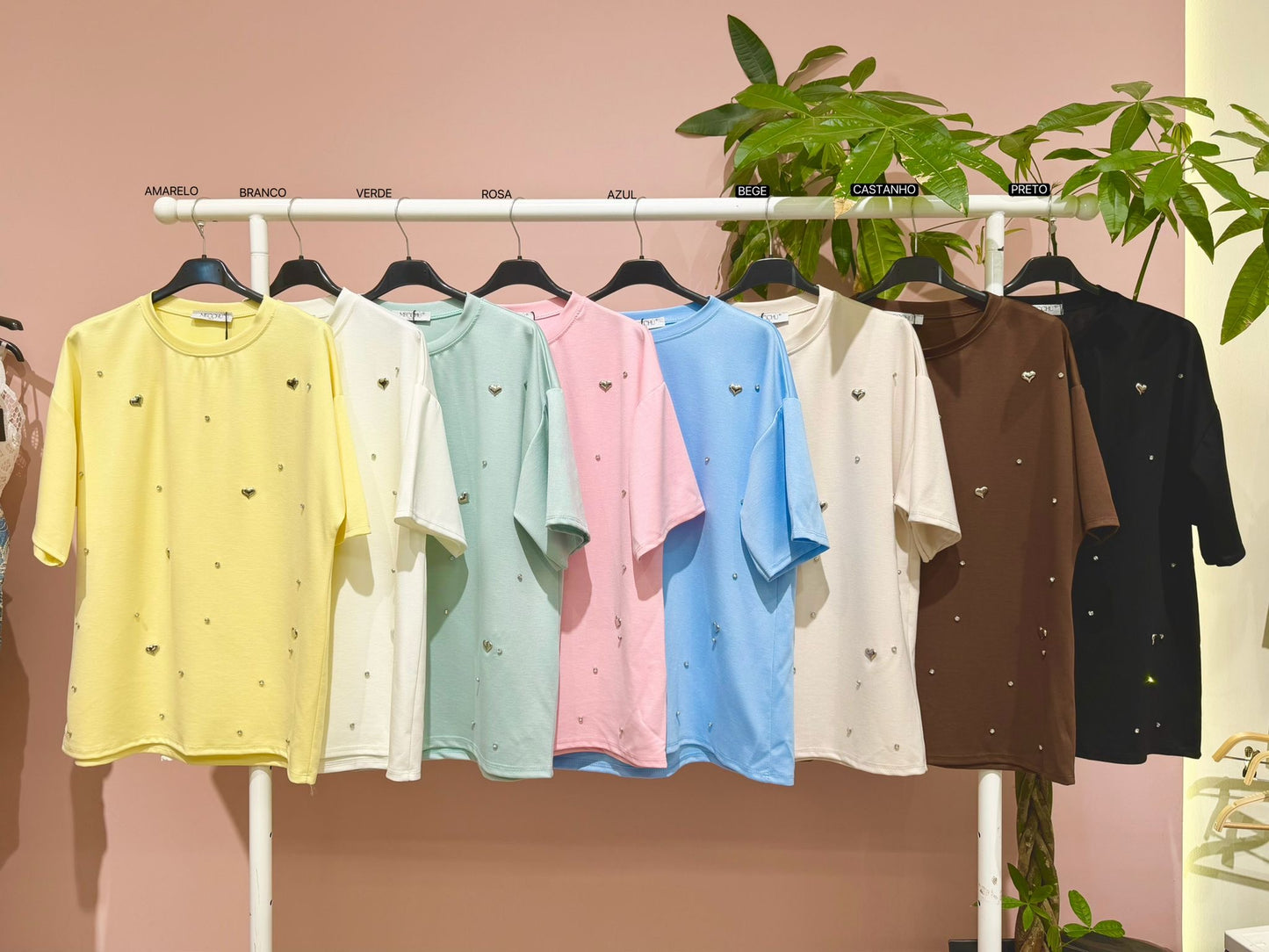 Tshirt corações