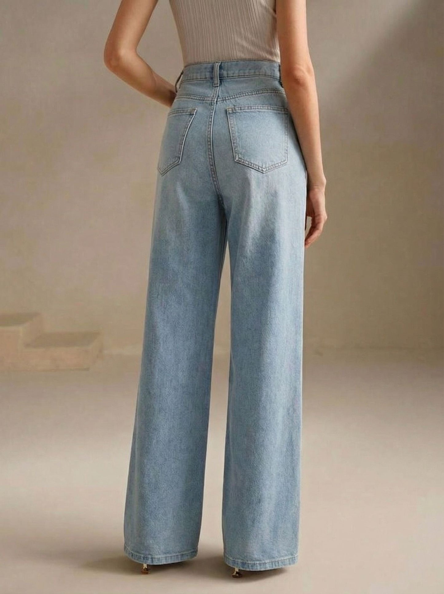 Calça de ganga brilho