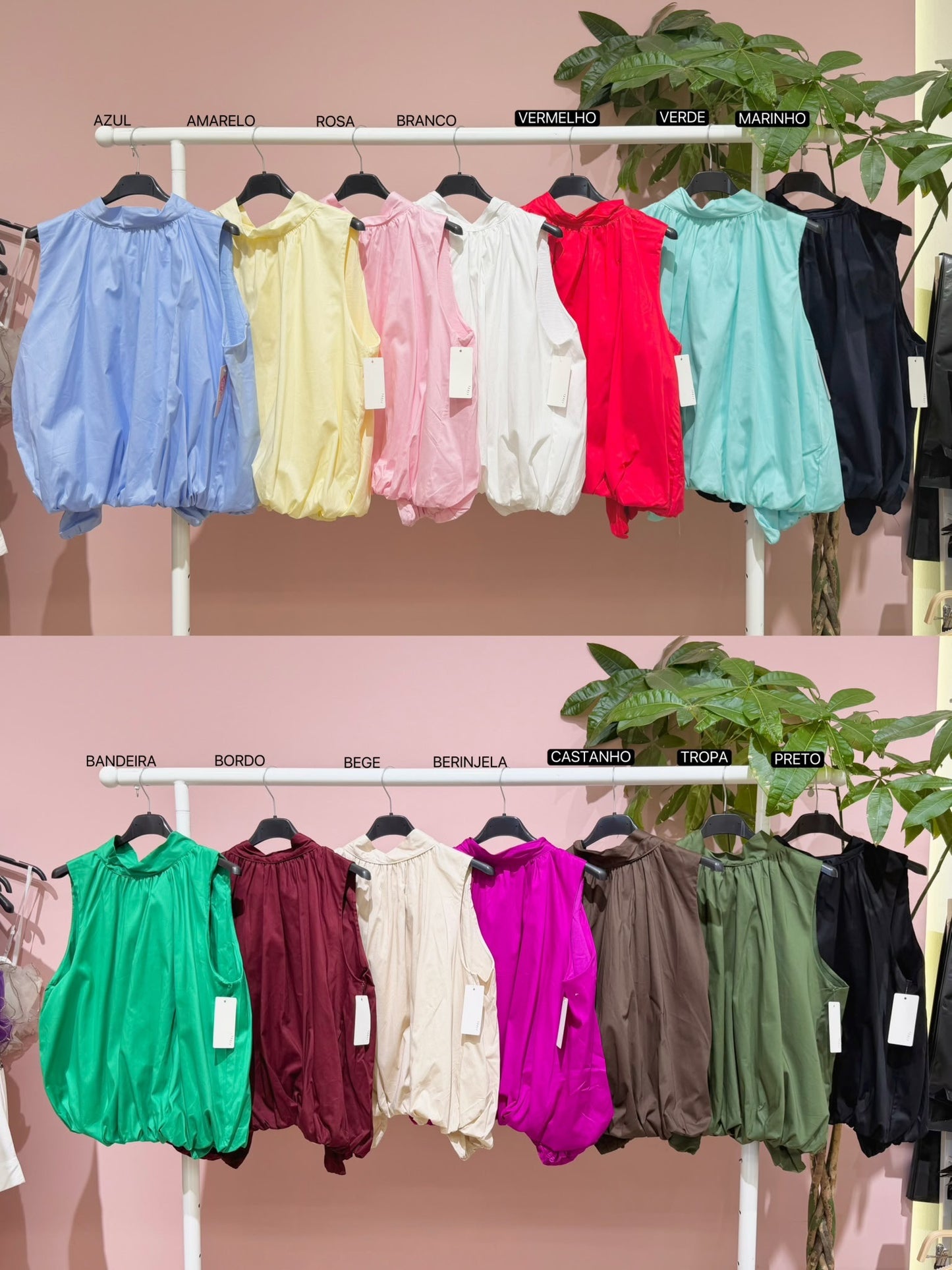 Blusa Popellin laço
