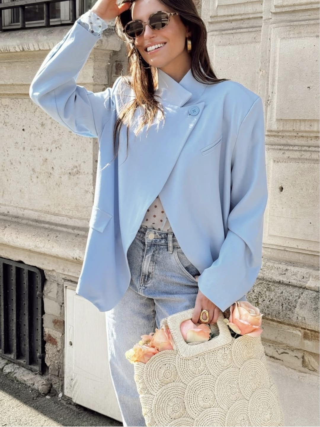 Casaco estilo blazer