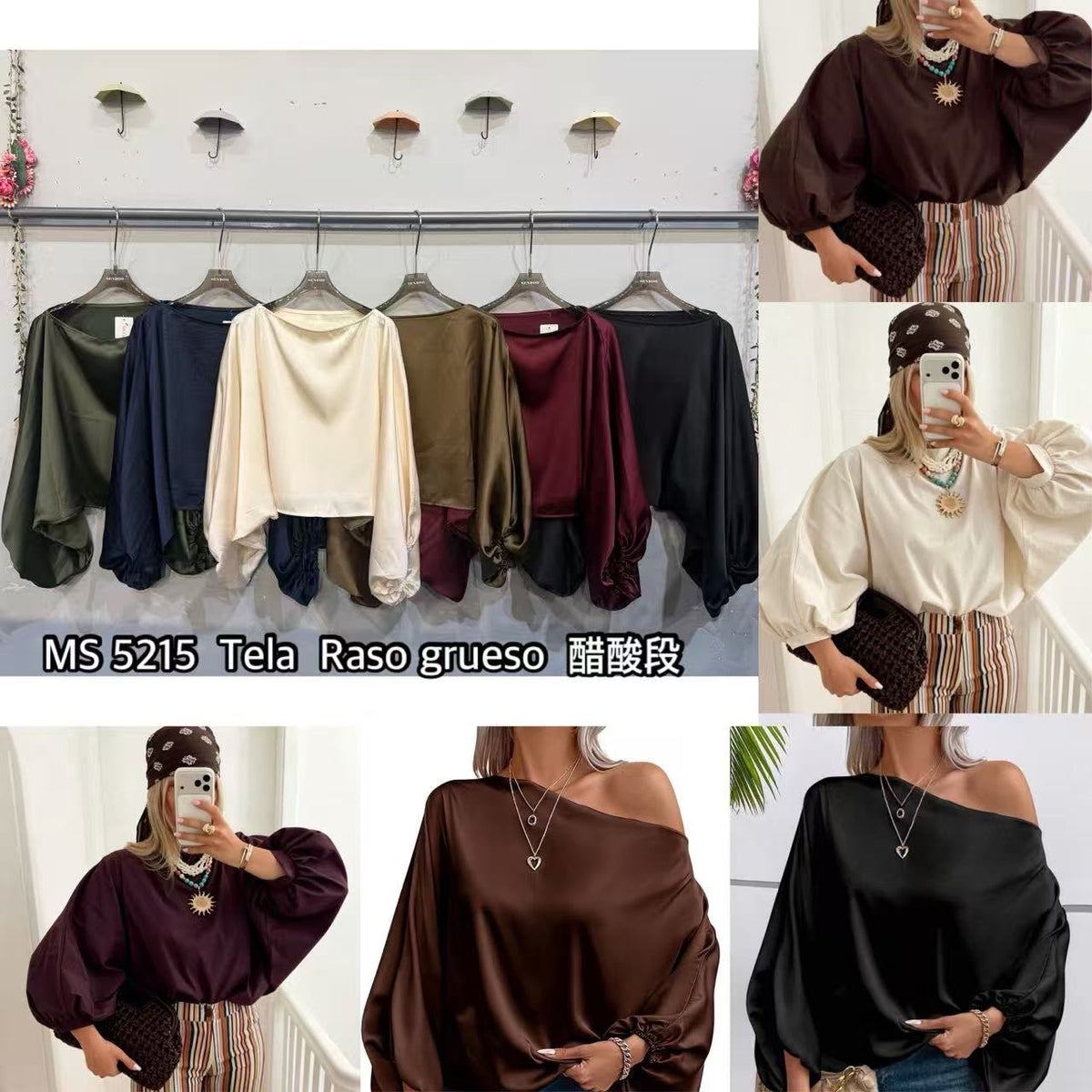 Blusa cetim