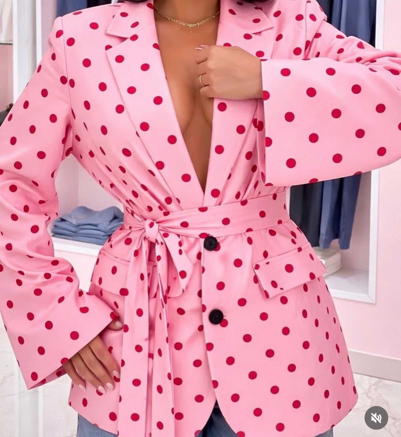 Blazer bolinhas