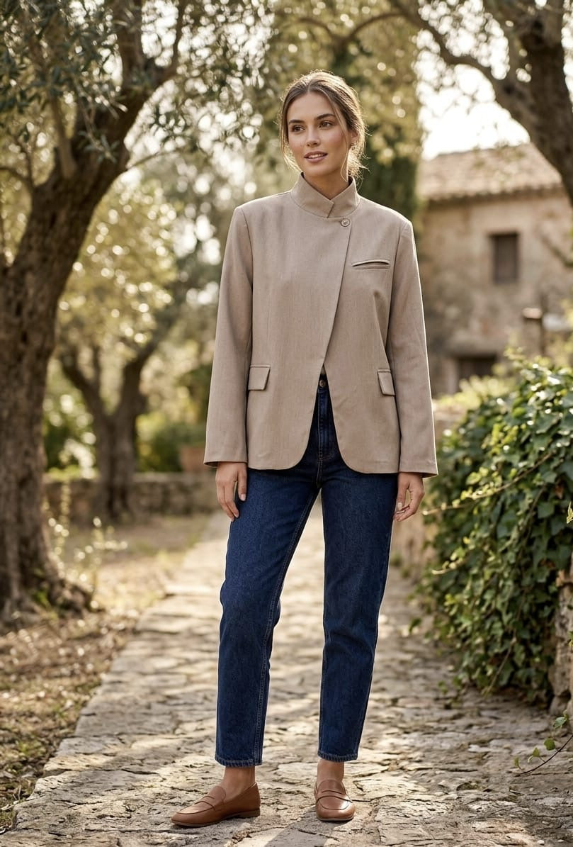 Casaco estilo blazer