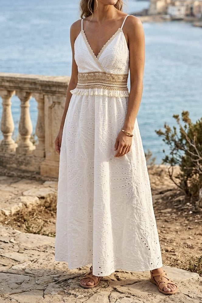 Vestido bordado Inglês