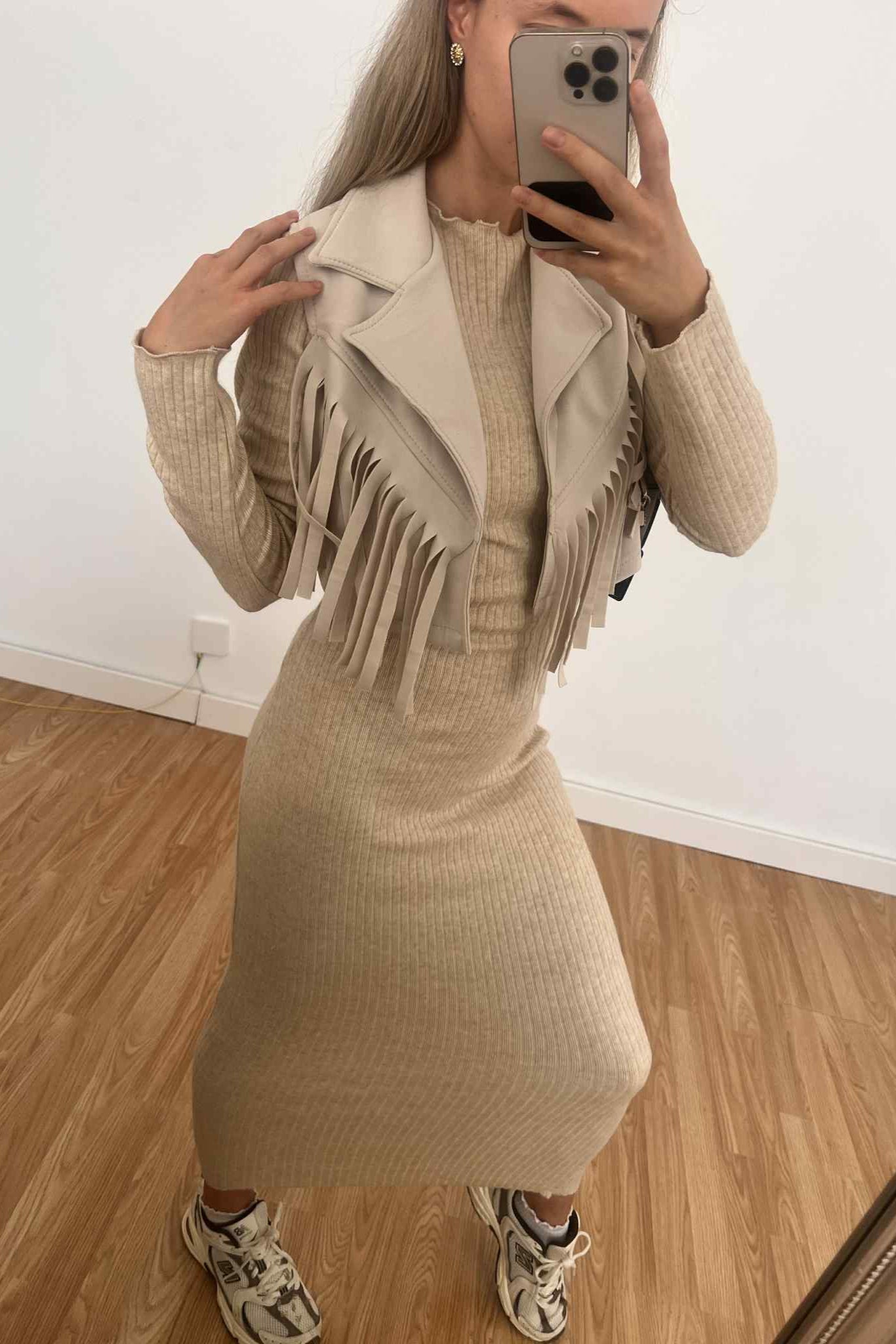 Vestido + colete cow girl